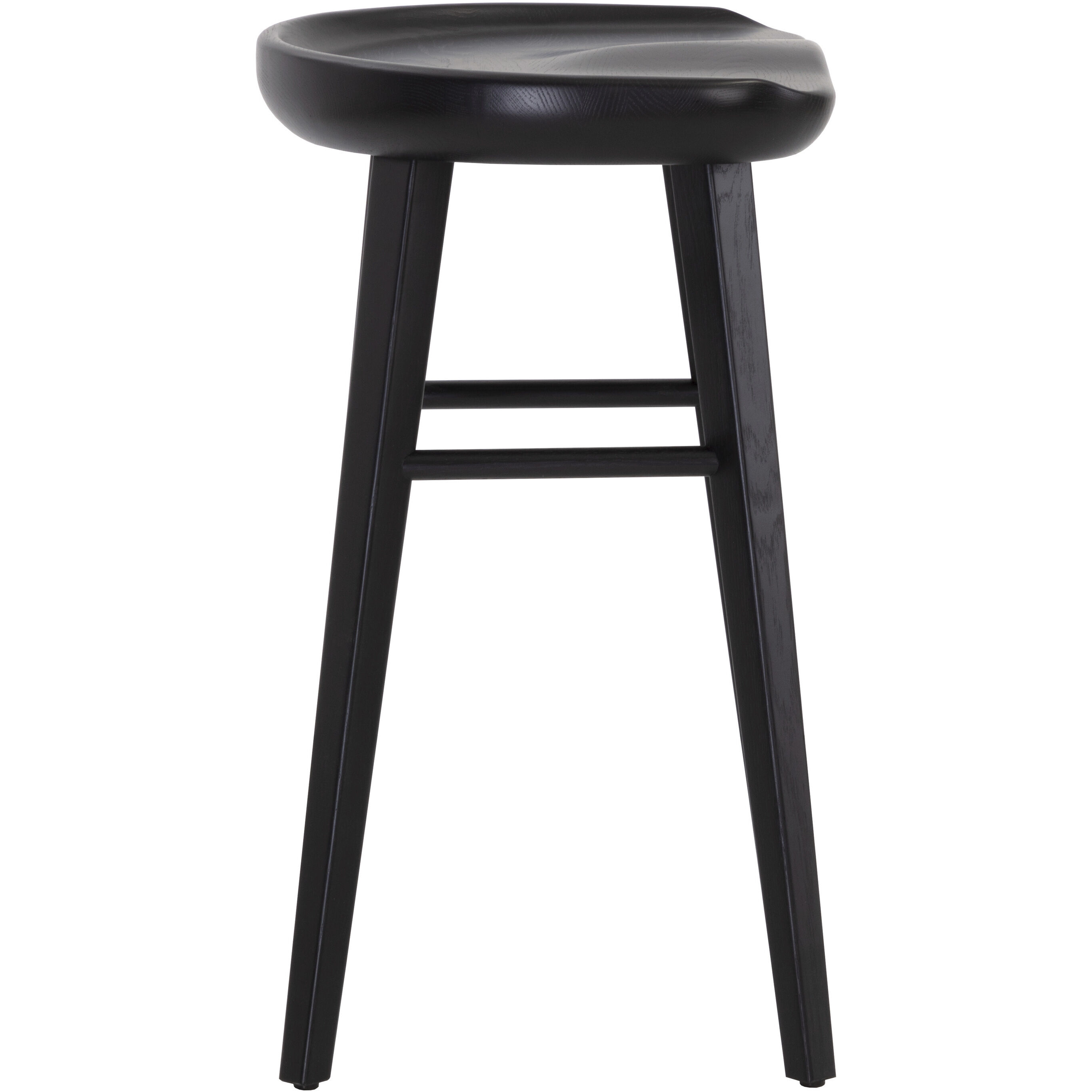 Dominic 26.5 inch Black Counter Stool